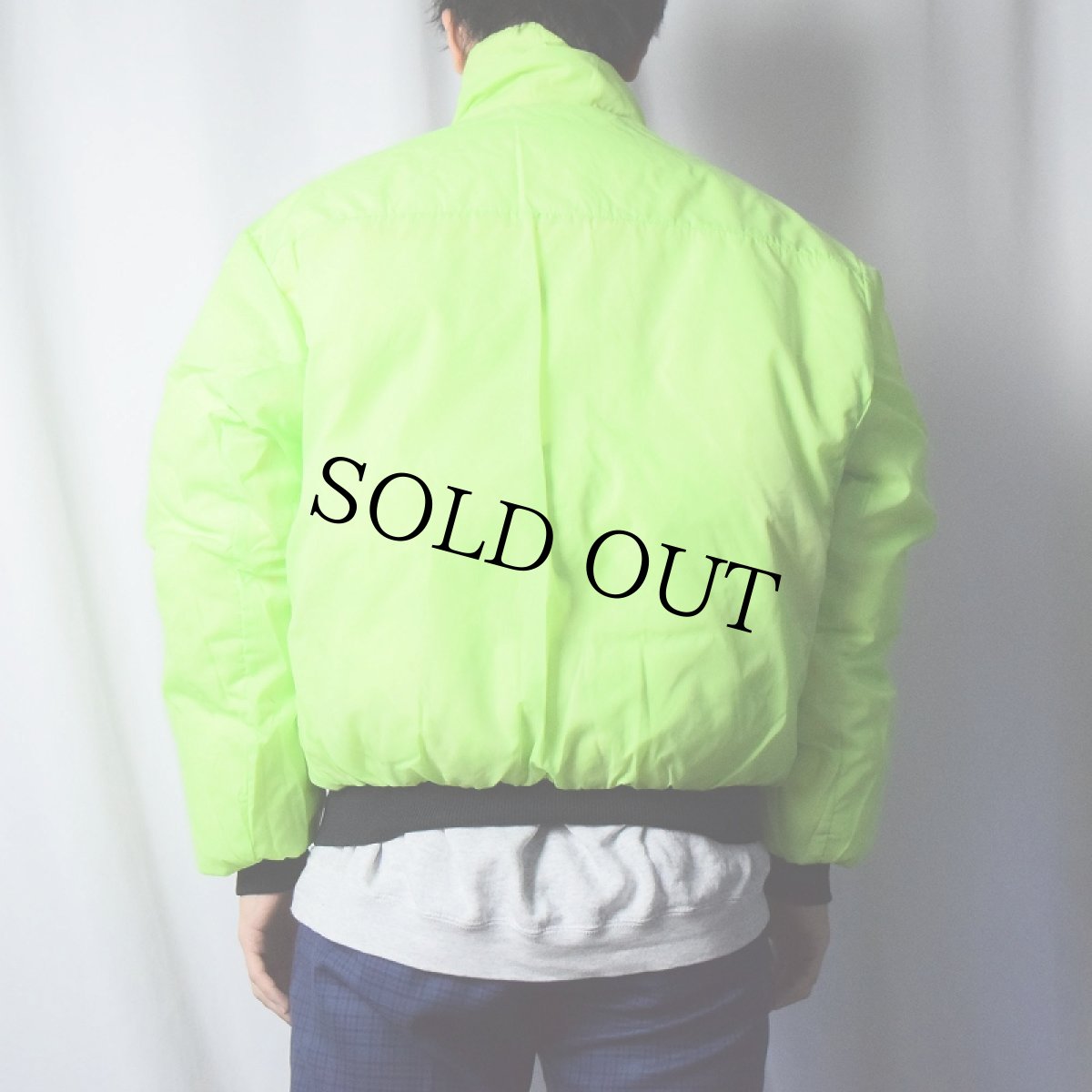 画像4: 80〜90's Columbia ネオンカラー リバーシブル ダウンジャケット M (4)