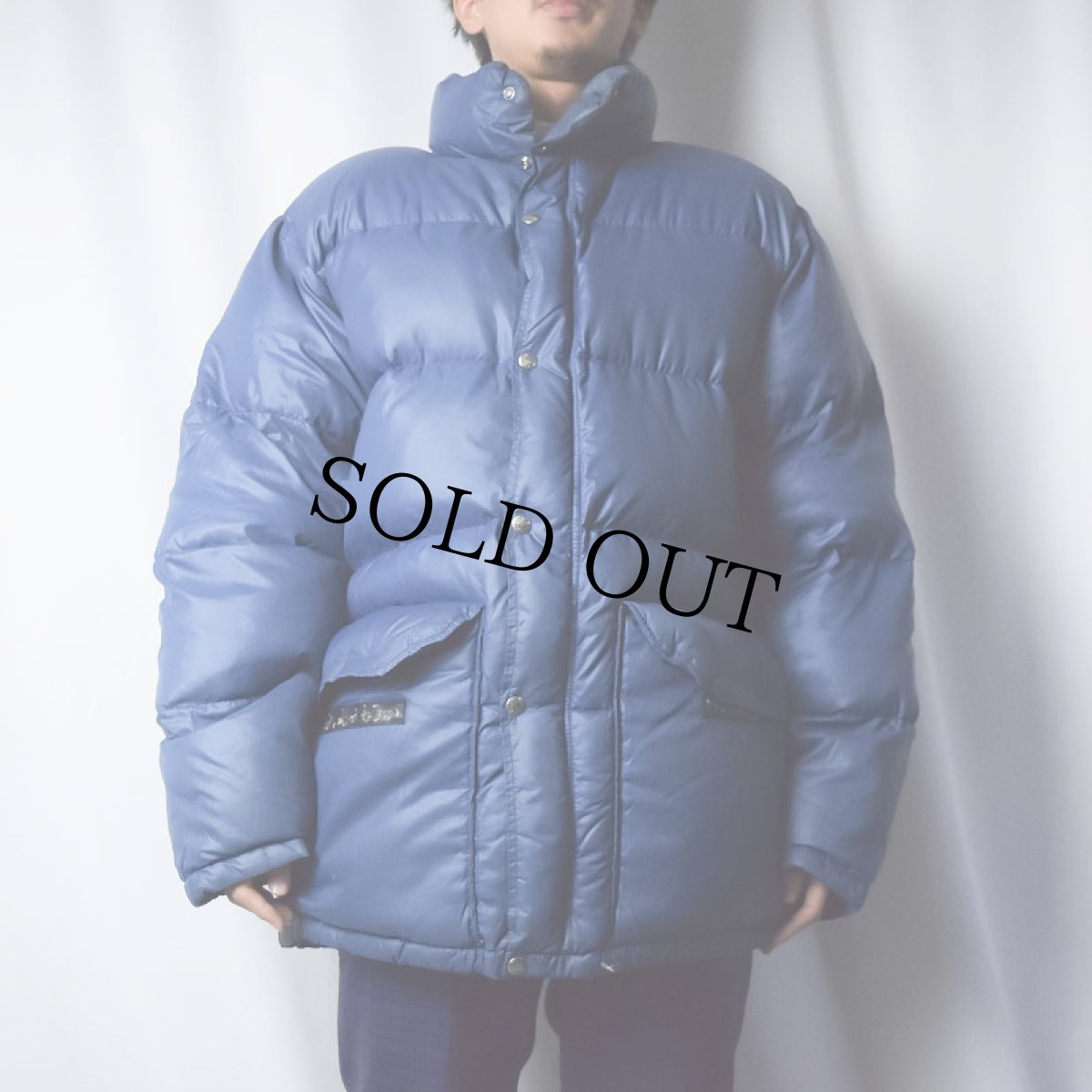 画像2: 80's THE NORTH FACE 茶タグ ダウンジャケット XL (2)