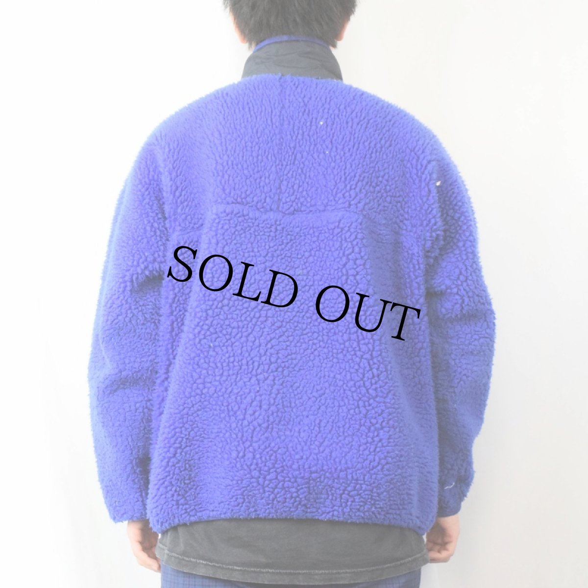 画像3: 90's Patagonia USA製 レトロパイルカーディガン XL (3)