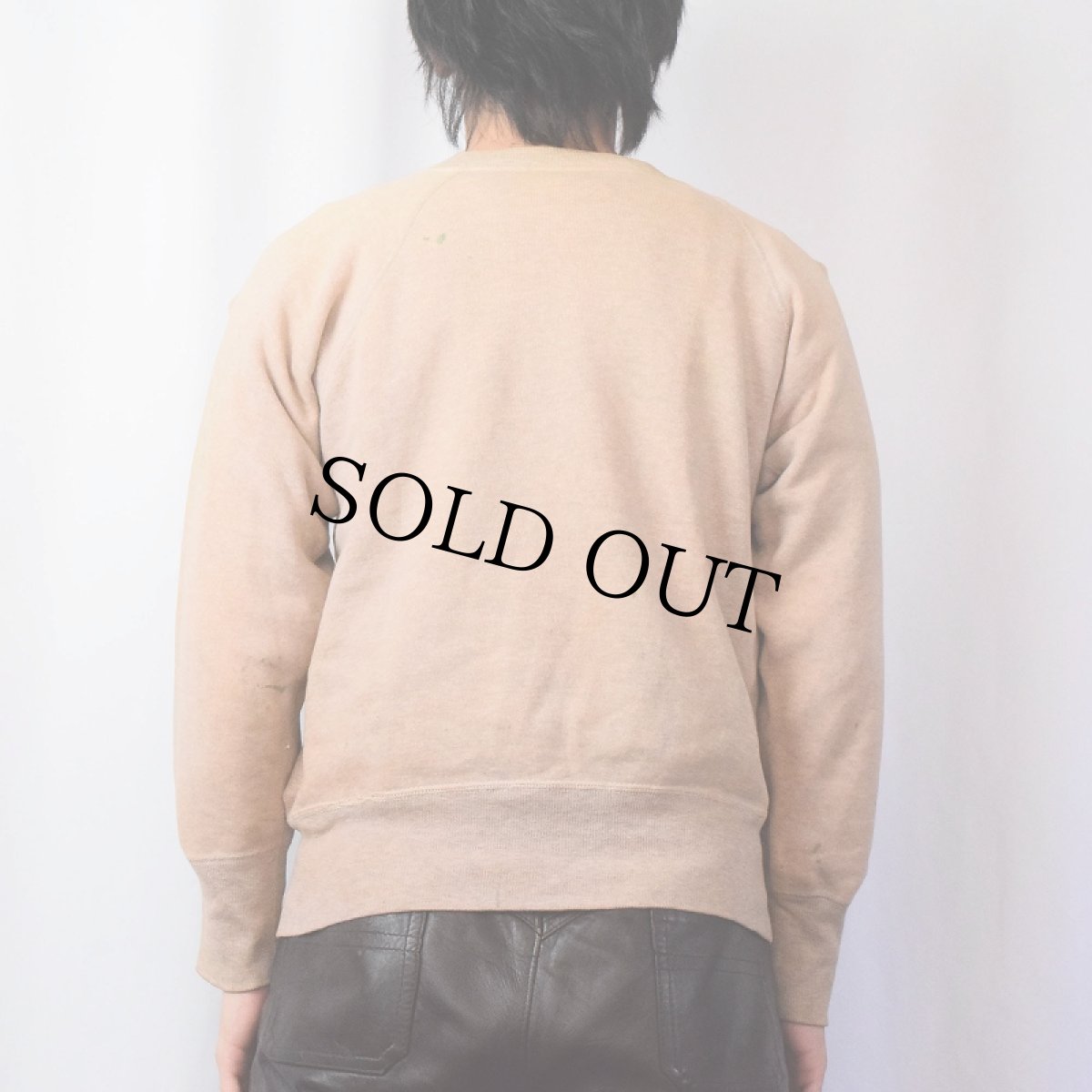 画像3: 60's THREE B's "BEETHOVEN" 音楽家プリントラグランスウェット (3)