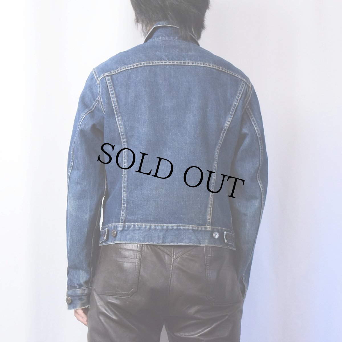 画像3: 60's LEVI'S 557 BIGE 3rd デニムジャケット (3)