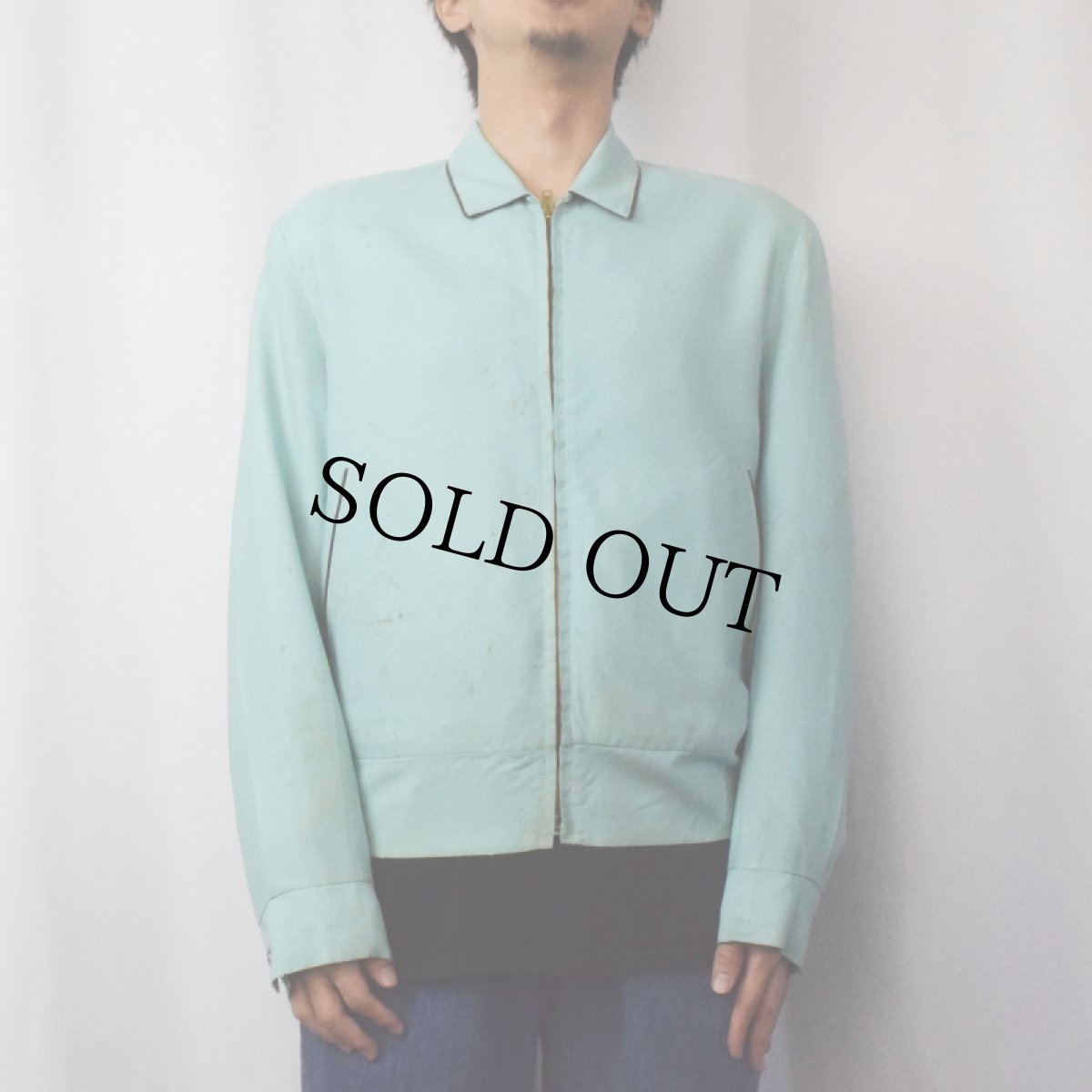 画像2: 50's Coast Sportswear レーヨンスポーツジャケット (2)