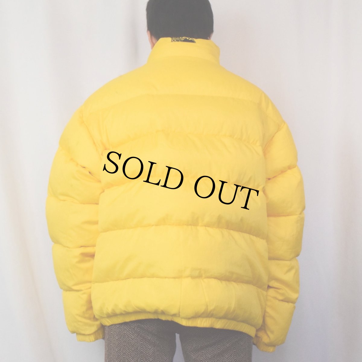 画像4: FIRST DOWN ロゴ刺繍 リバーシブル ダウンジャケット L (4)