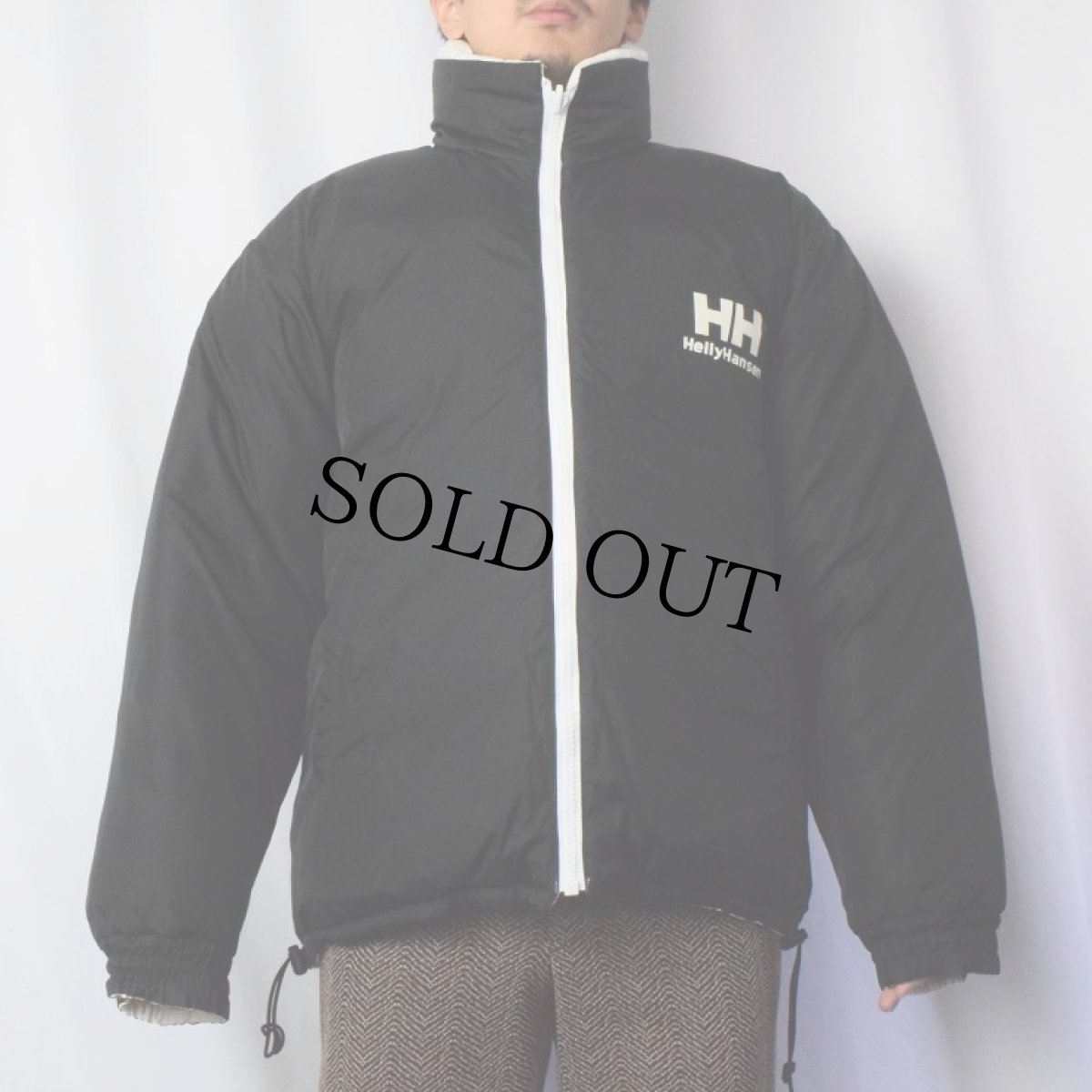 画像5: Helly Hansen リバーシブル ナイロンダウンジャケット BLACK M (5)