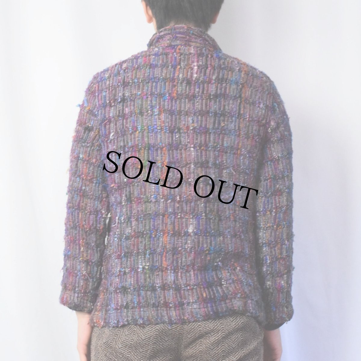 画像3: 80's CHICO'S DESIGN ミックスカラー デザインジップジャケット  (3)