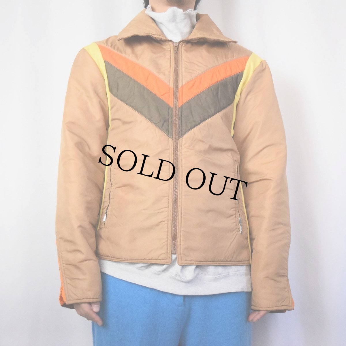 画像3: 70's SWING WEST 切り替えデザイン 中綿入り スキージャケット  (3)