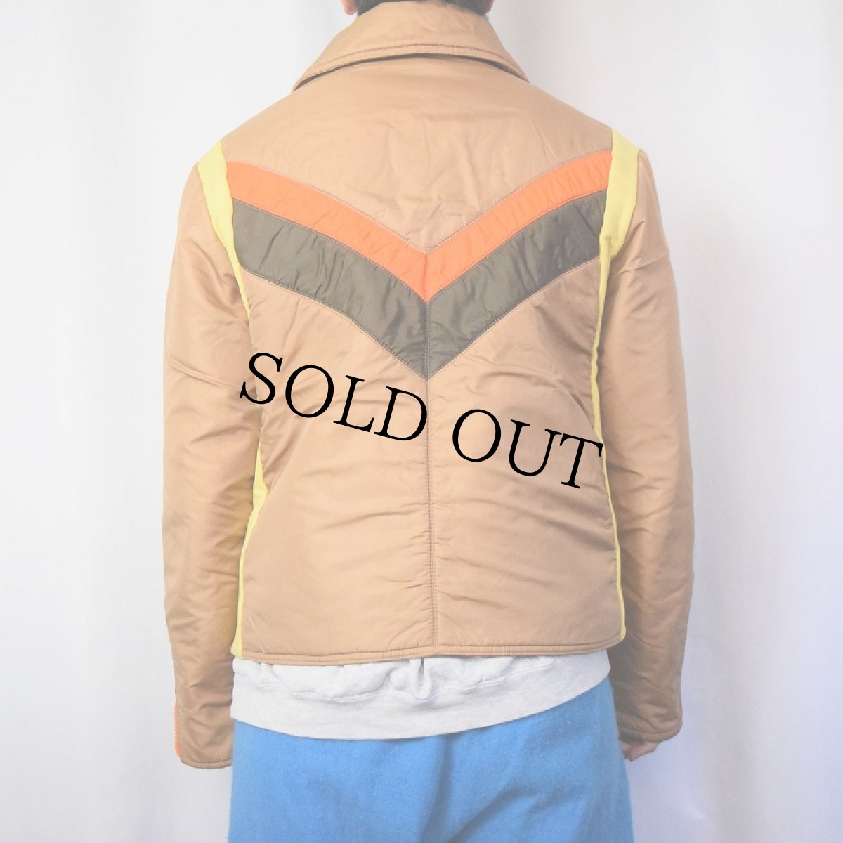 画像4: 70's SWING WEST 切り替えデザイン 中綿入り スキージャケット  (4)