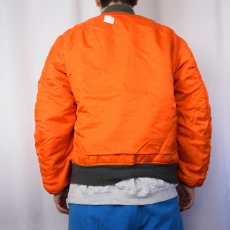 画像6: 民間品 90's ALPHA INDUSTRIES,INC. MA-1 フライトジャケット MEDIUM (6)