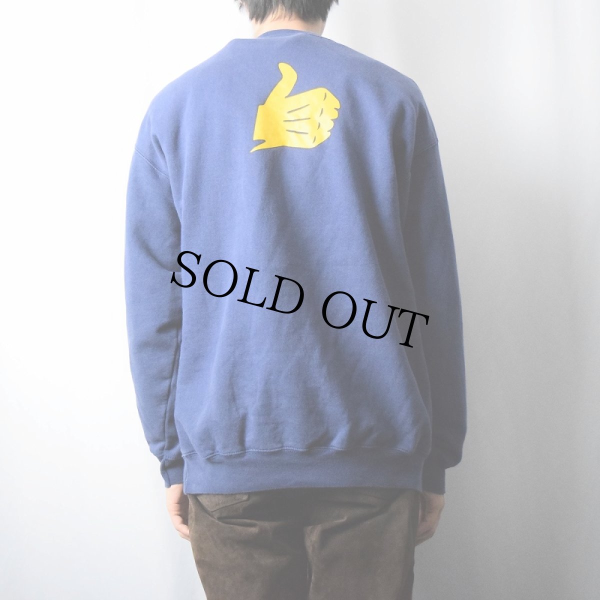 画像3: 90's BULTACO CEMOTO プリントスウェット NAVY XXL (3)