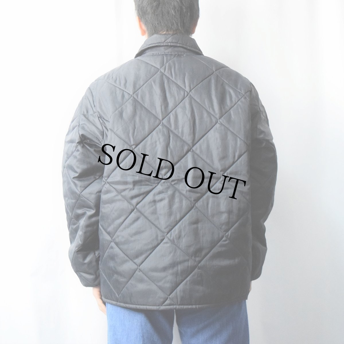 画像3: 80's BIG SMITH USA製 中綿入り キルティングジャケット BLACK L (3)