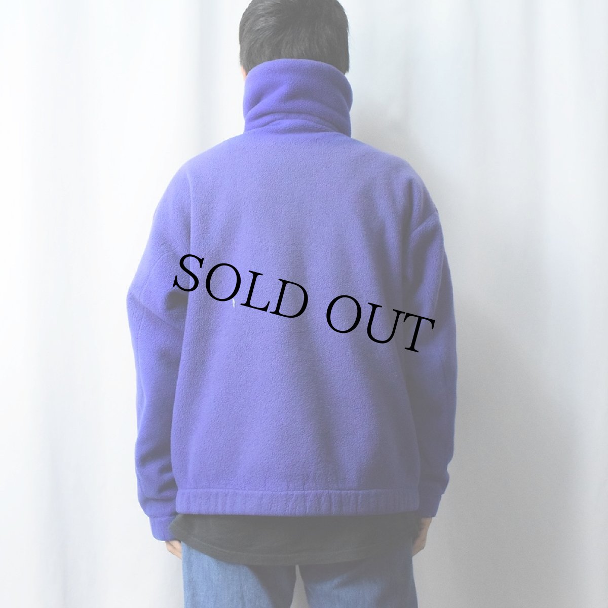 画像3: 90's THE NORTH FACE USA製 ロゴ刺繍 フリースジップジャケット M (3)