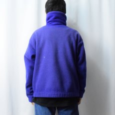 画像3: 90's THE NORTH FACE USA製 ロゴ刺繍 フリースジップジャケット M (3)