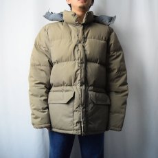 画像2: 80's THE NORTH FACE 茶タグ USA製 ナイロンダウンパーカー L (2)