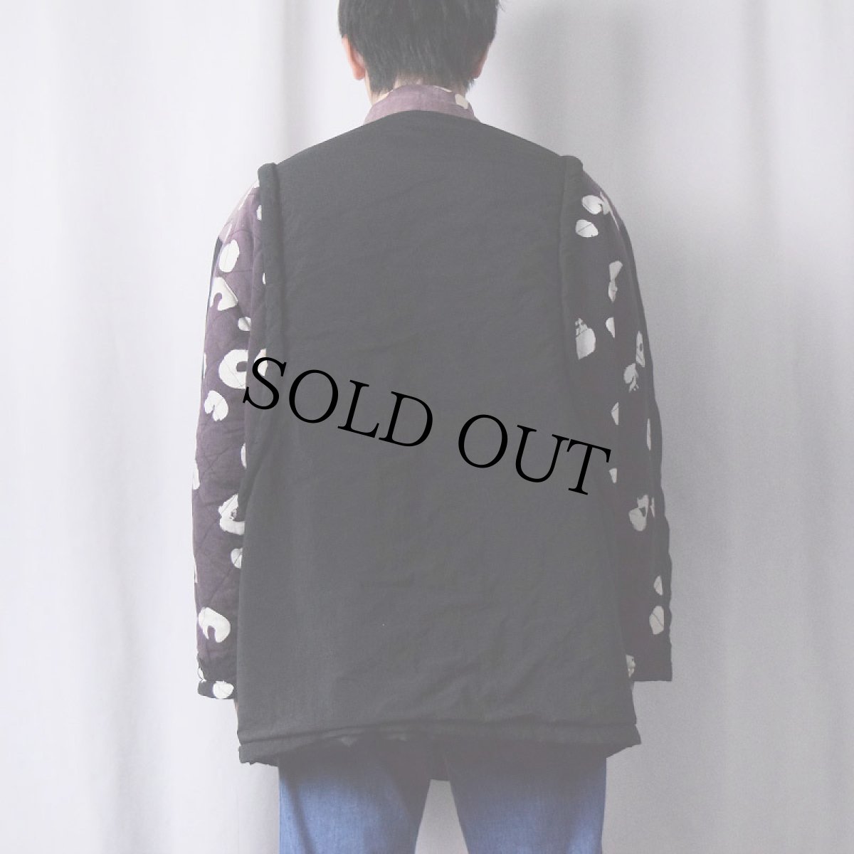 画像3: 80's PUMA 中綿入り キルティング切り替え デザインジャケット SIZE46 (3)