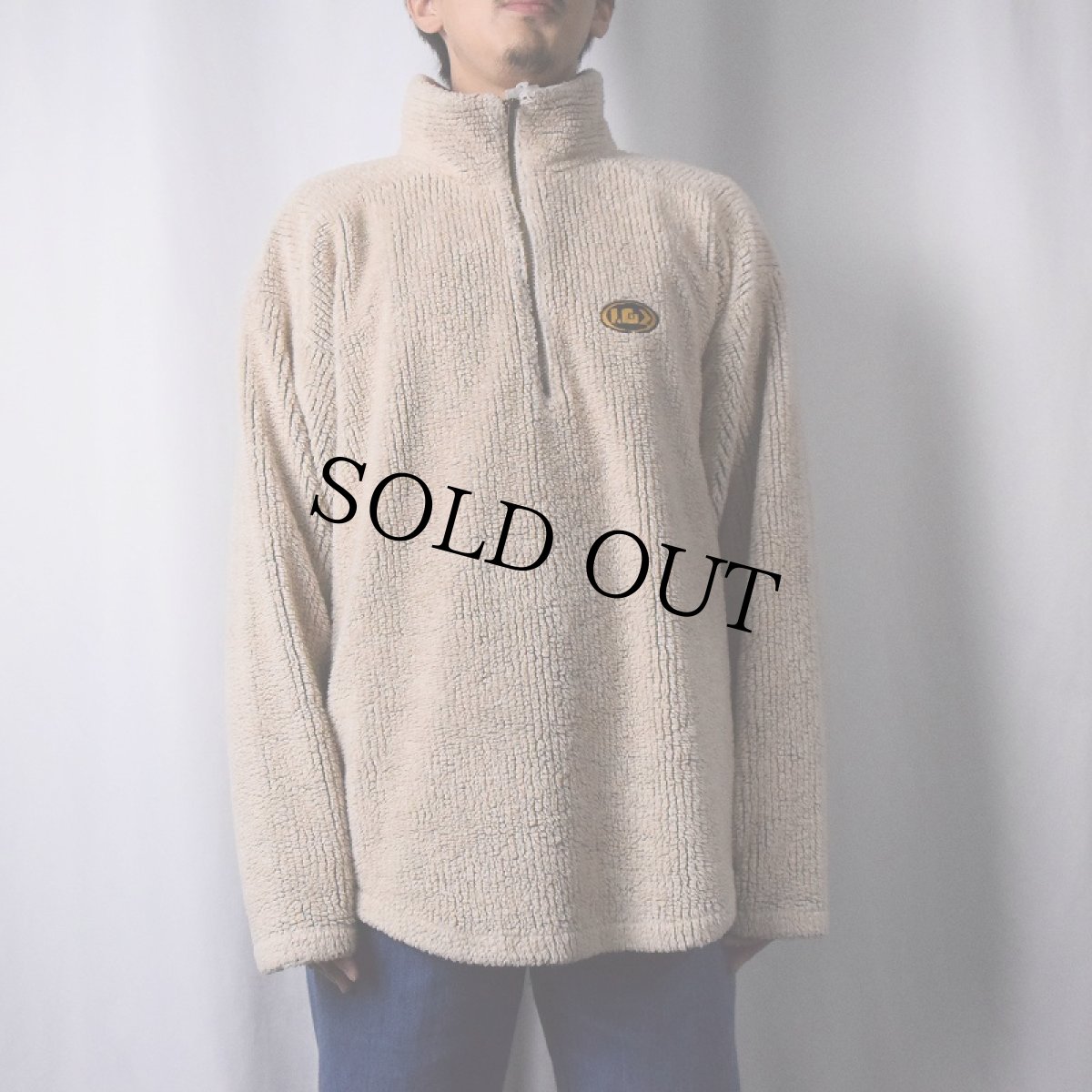 画像2: LOUIS GARNEAU ハーフジップ フリースプルオーバージャケット  (2)