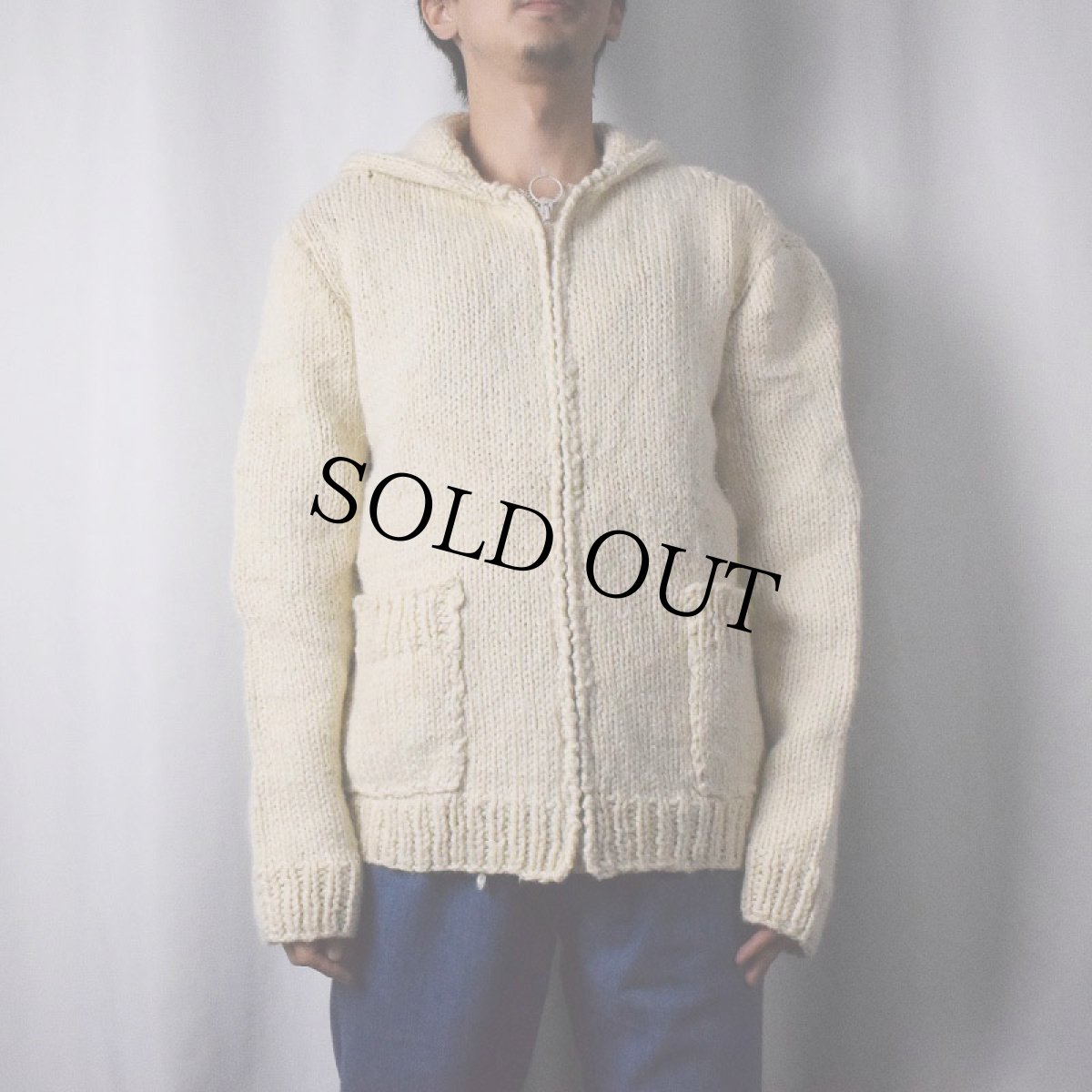 画像2: ハンドニットパーカー  (2)