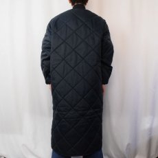 画像3: 【SALE】 〜80's KOCH Supplies Inc. USA製 ロゴワッペン付き キルティングコート NAVY L (3)
