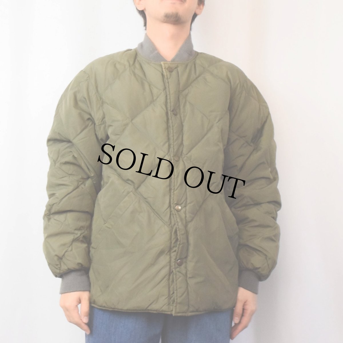 画像2: 90's Cabela's 中綿入り キルティングジャケット XL (2)