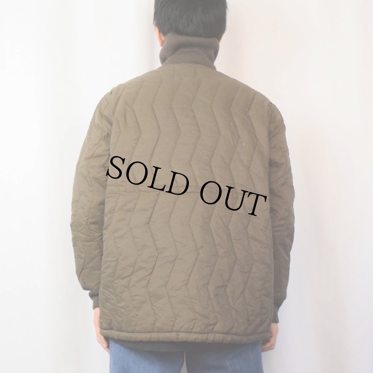 画像3: 90's ドイツ軍 キルティングライナージャケット (3)