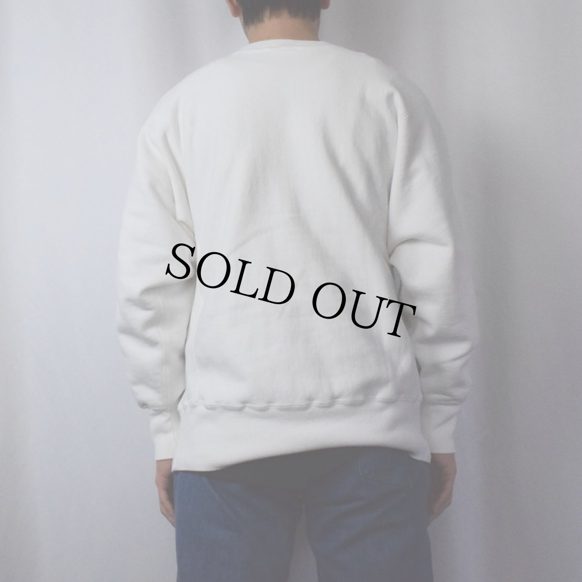 画像3: 80's〜 Champion REVERSE WEAVE USA製 トリコタグ "AEROSPACE" イラストプリントスウェット L (3)