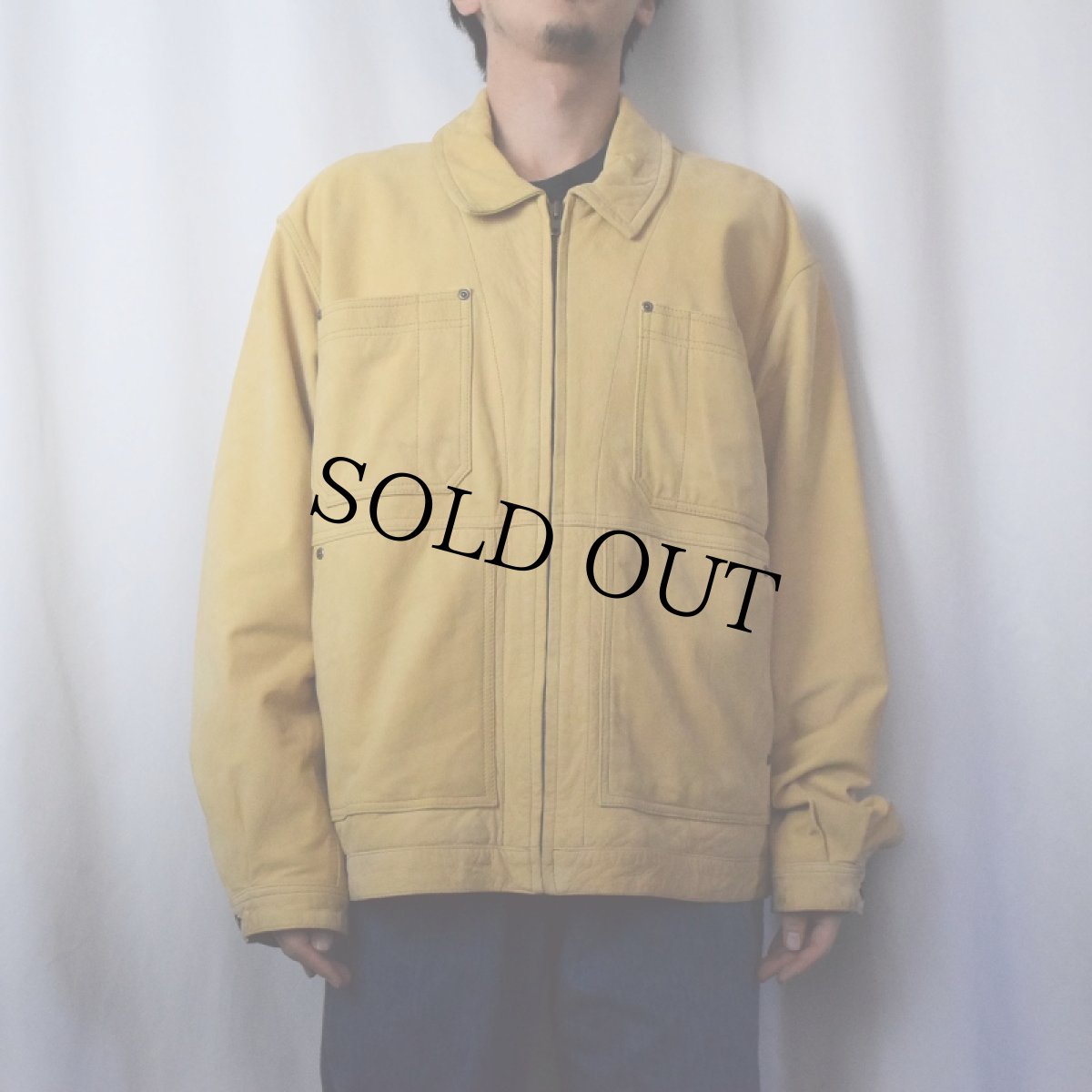 画像2: Cabela's "OUTFITTER SERIES" レザージャケット L  (2)