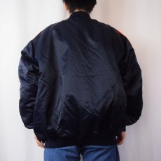 画像4: 90's MLB COOPERSTOWN COLLECTION BY Majestic KOREA製 "Astros" ナイロンスタジャン NAVY XXL  (4)