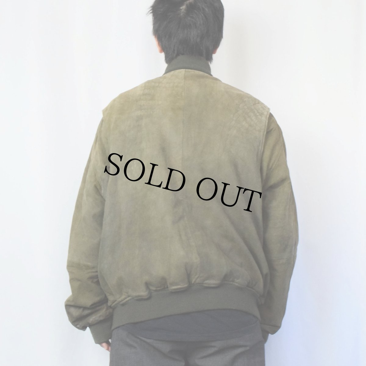 画像3: POLO Ralph Lauren スエードレザージャケット KHAKI L (3)