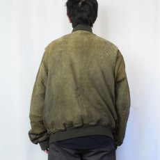 画像3: POLO Ralph Lauren スエードレザージャケット KHAKI L (3)