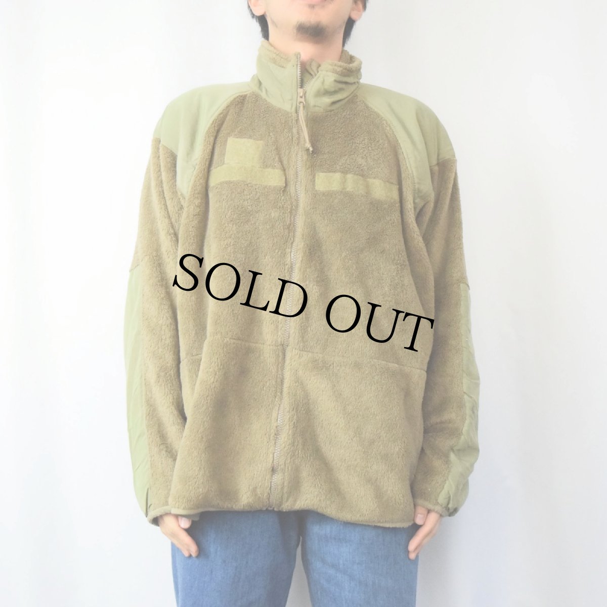 画像2: U.S.MILITARY ECWCS GEN3 Cold Weather コヨーテフリースジャケット LARGE-REGULAR (2)