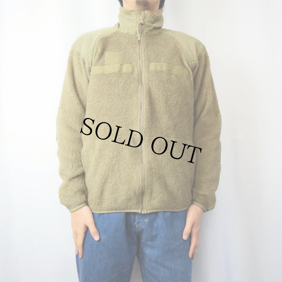 画像2: U.S.MILITARY ECWCS GEN3 Cold Weather コヨーテフリースジャケット SMALL-REGULAR (2)