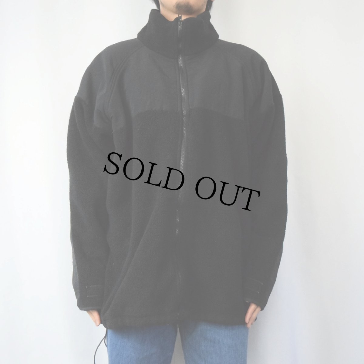 画像2: U.S.MILITARY ECWCS GEN2 "POLAETEC" フリースジャケット BLACK XL (2)