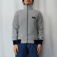 画像2: 80's Patagonia デカタグ フリースジップジャケット L (2)