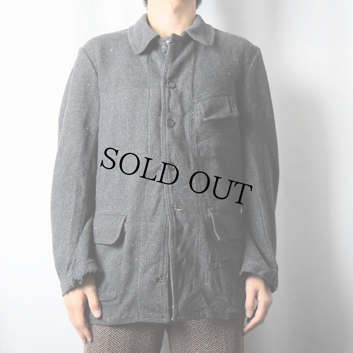 画像2: 50's Pascal FRENCH ファーマーズジャケット (2)