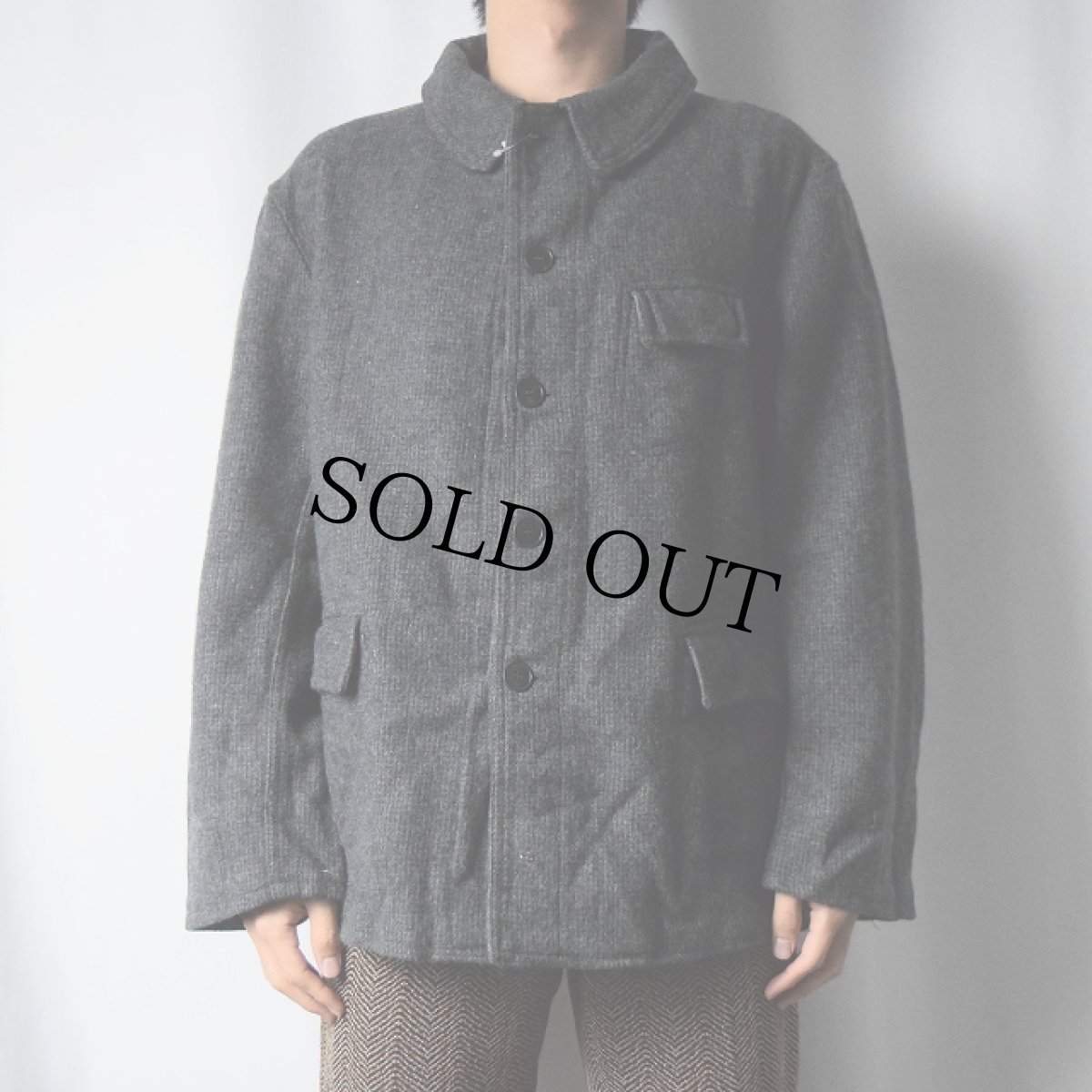 画像2: 50's EURO FRANCE製 ファーマーズジャケット SIZE56 (2)