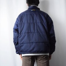 画像3: 90's Eddie Bauer EBTEK "Thinsulate" 中綿入り ナイロンジャケット NAVY M (3)