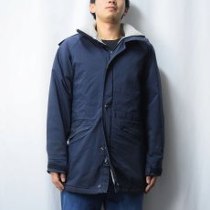 画像2: 80's Woolrich USA製 GORE-TEX 裏フリース ナイロンマウンテンパーカー NAVY M (2)