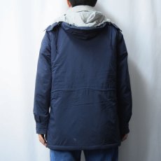 画像3: 80's Woolrich USA製 GORE-TEX 裏フリース ナイロンマウンテンパーカー NAVY M (3)