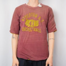 画像3: 70's〜 "ATHERTOM H.S. BASKETBALL"  ダブルフェイス リバーシブルTシャツ (3)