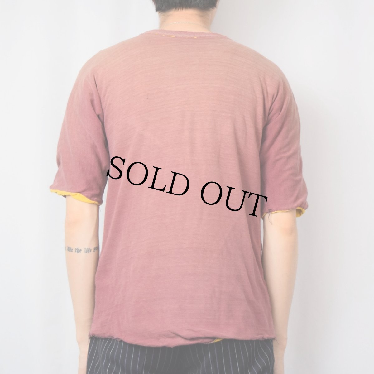 画像4: 70's〜 "ATHERTOM H.S. BASKETBALL"  ダブルフェイス リバーシブルTシャツ (4)