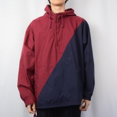 画像4: 90's GAP 2トーン切り替え ナイロンアノラックパーカー XL (4)