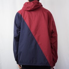 画像5: 90's GAP 2トーン切り替え ナイロンアノラックパーカー XL (5)