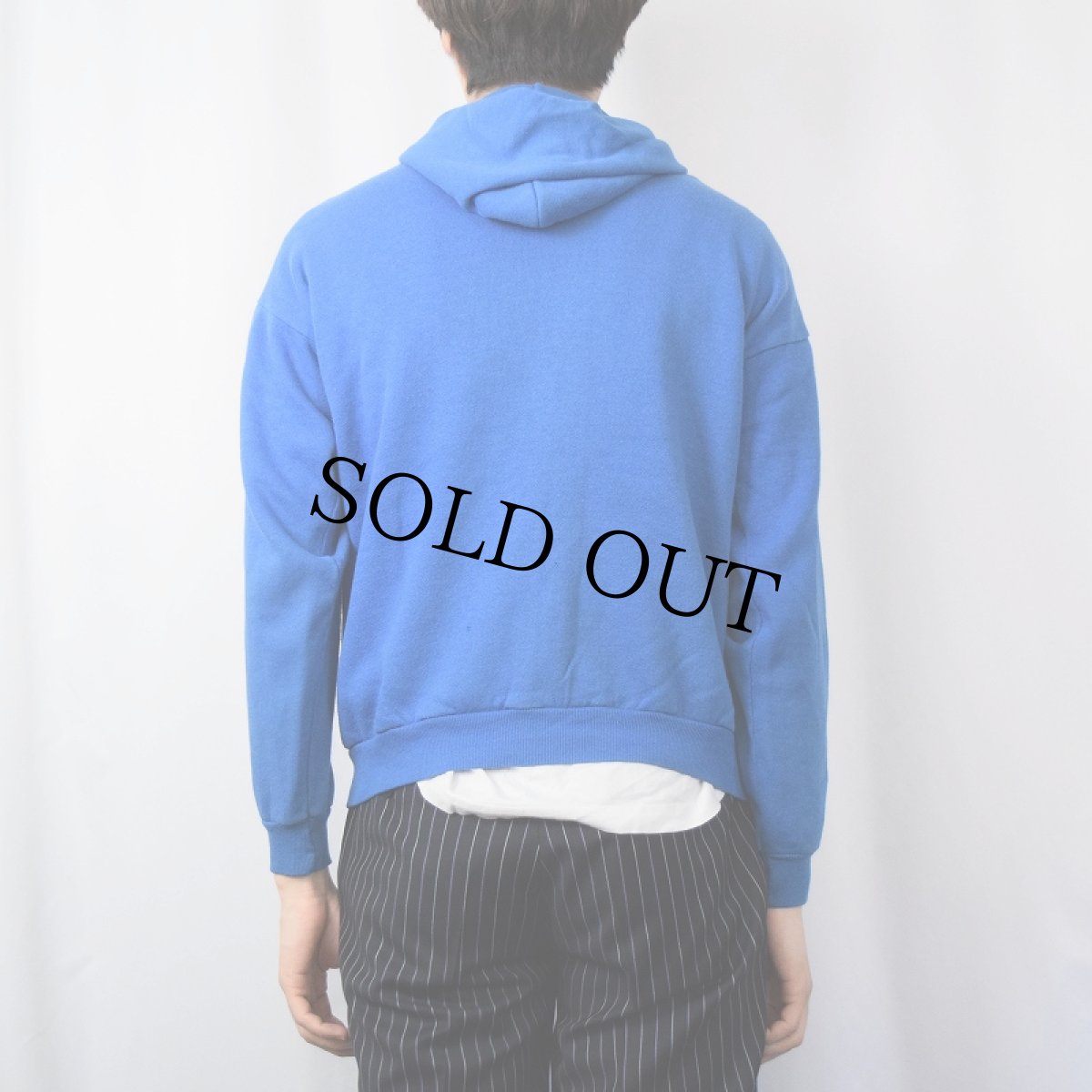 画像3: 70〜80's Tultex 無地スウェットジップパーカー L (3)