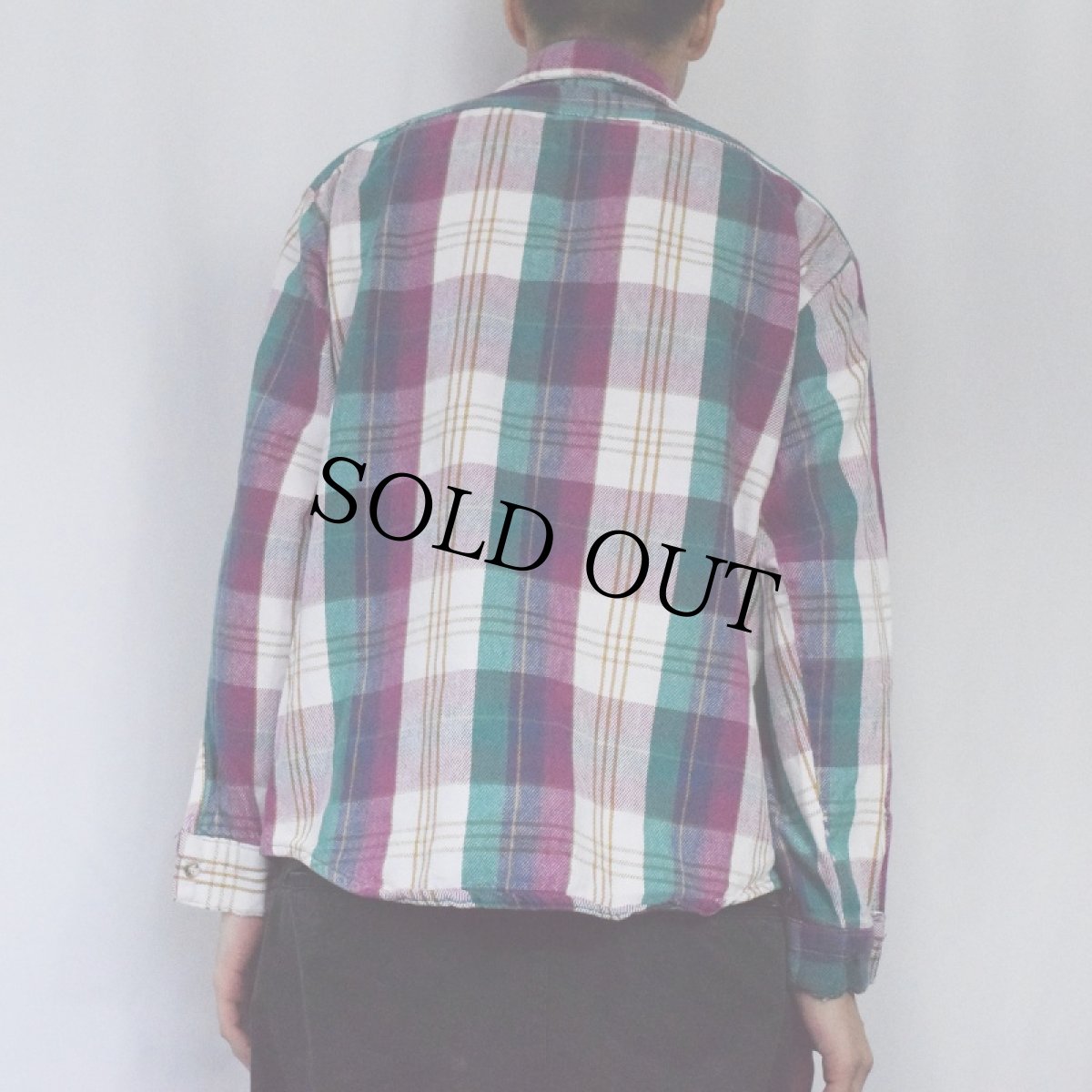 画像3: 70〜80's FIVE BROTHERS USA製 チェック柄 ヘビーネルシャツ L (3)