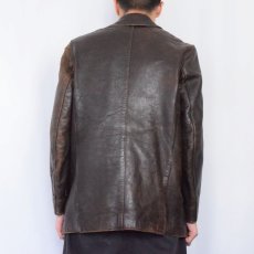 画像4: 50's L'IDEAL "Le Corbusier" レザーワークジャケット (4)