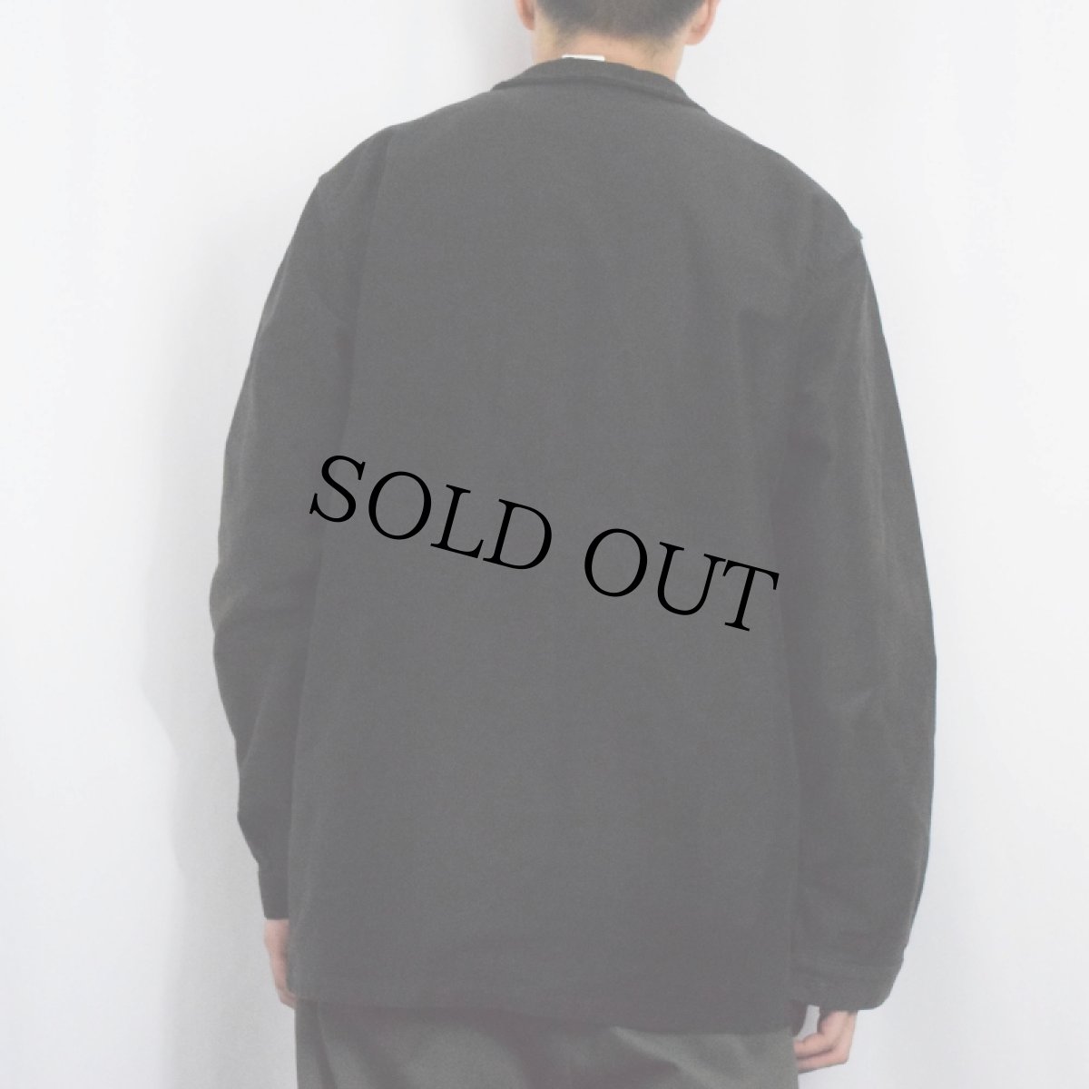 画像4: ADOLPHE LAFONT ブラックモールスキンワークカバーオール (4)