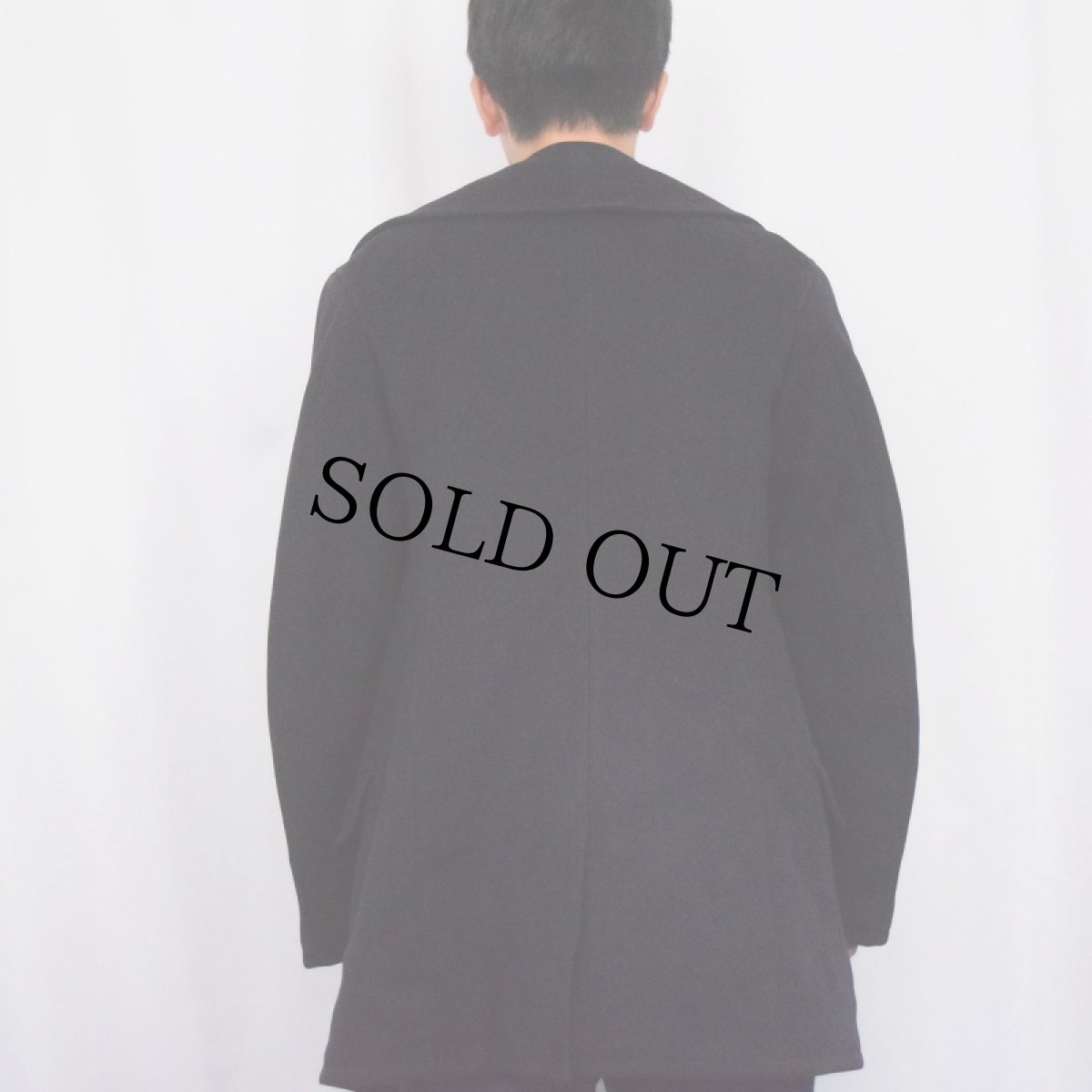 画像4: 〜30's U.S.NAVY 13スターボタン 10ボタン Pコート (4)