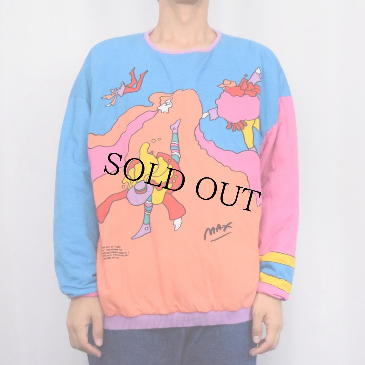 画像5: 80's NEO MAX "PLAYING IN THE CLOUDS × NEW ATLANTIS" リバーシブルスウェット (5)