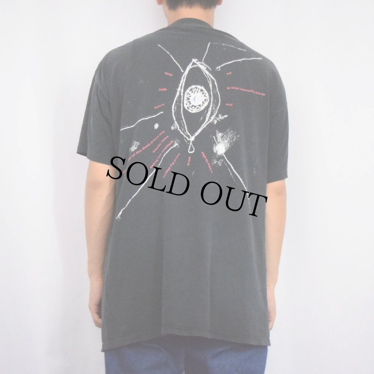 画像4: 90's The Cure USA製 "Wish 1992" ロックバンドツアーTシャツ BLACK ONESIZE (4)