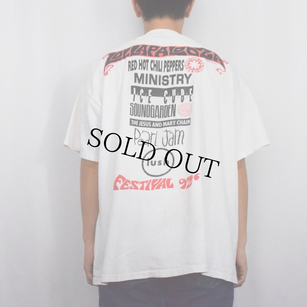 画像4: 90's LOLLAPALOOZA 1992 ロックフェスティバルTシャツ 2XL (4)