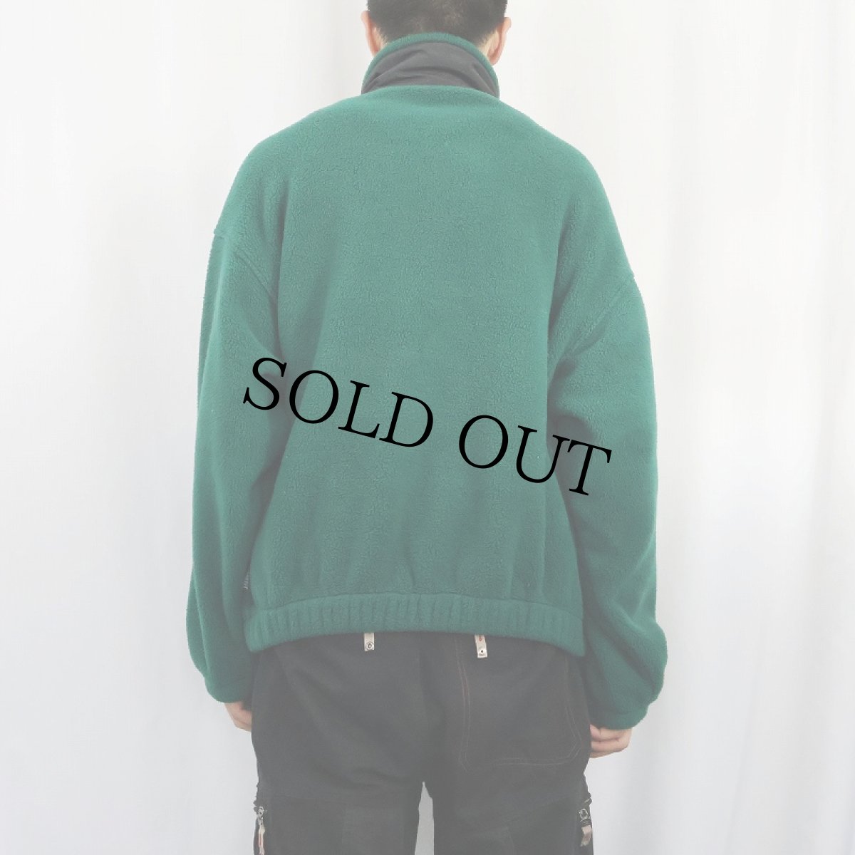 画像3: 90's Eddie Bauer EBTEK USA製 POLARTEC ロゴ刺繍 フリースジップジャケット M (3)